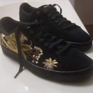 Puma embroidered suede leather sneakers 8 med